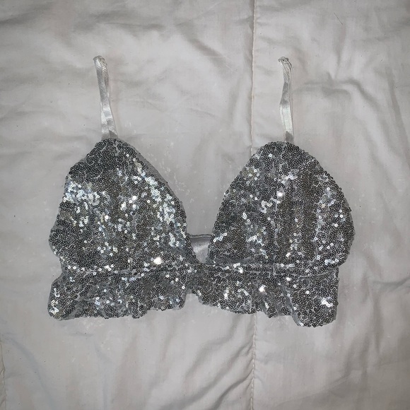 Sparkly silver top - Picture 2 of 3